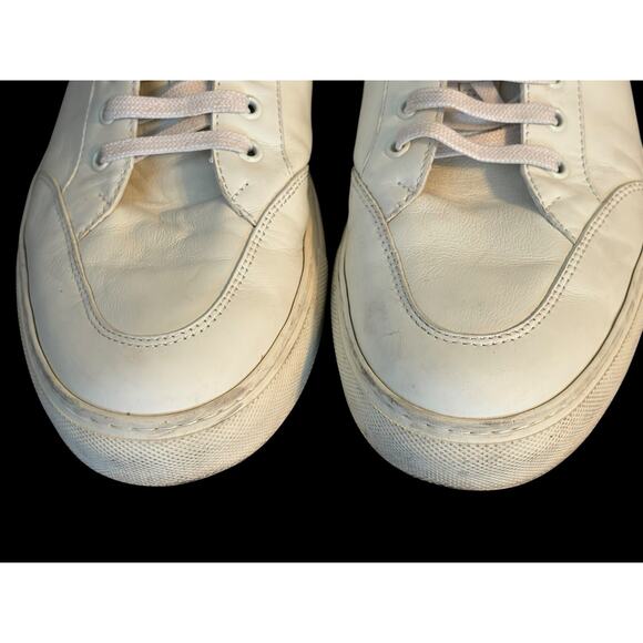 KOIO Primo Triple White High Top Sneakers •Men 45/12• Leather Made In Italy $325 main image 5